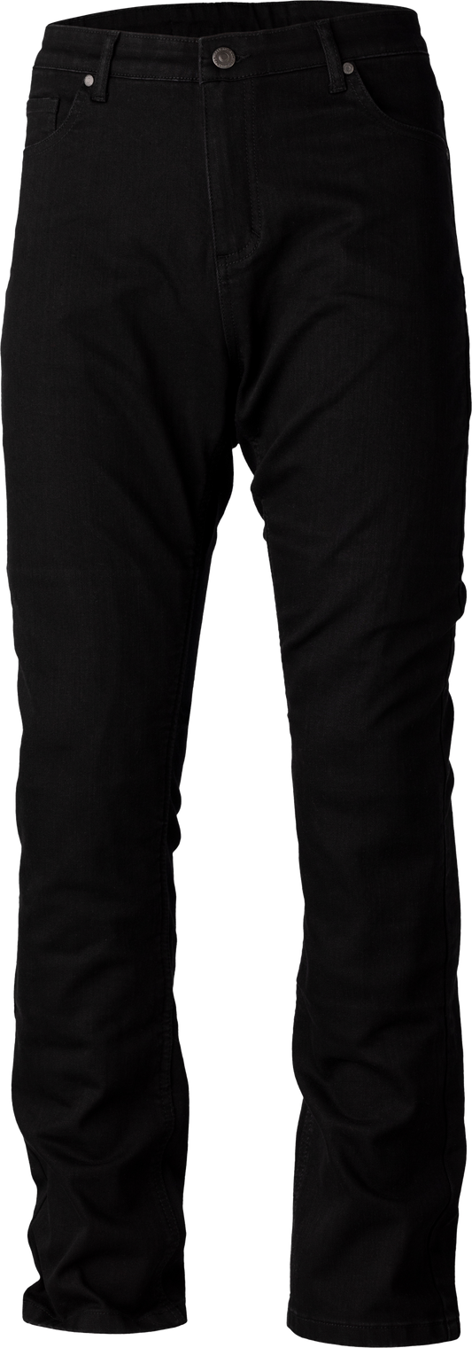 STRAIGHT LEG 2 LADIES JEANS BLACK XS