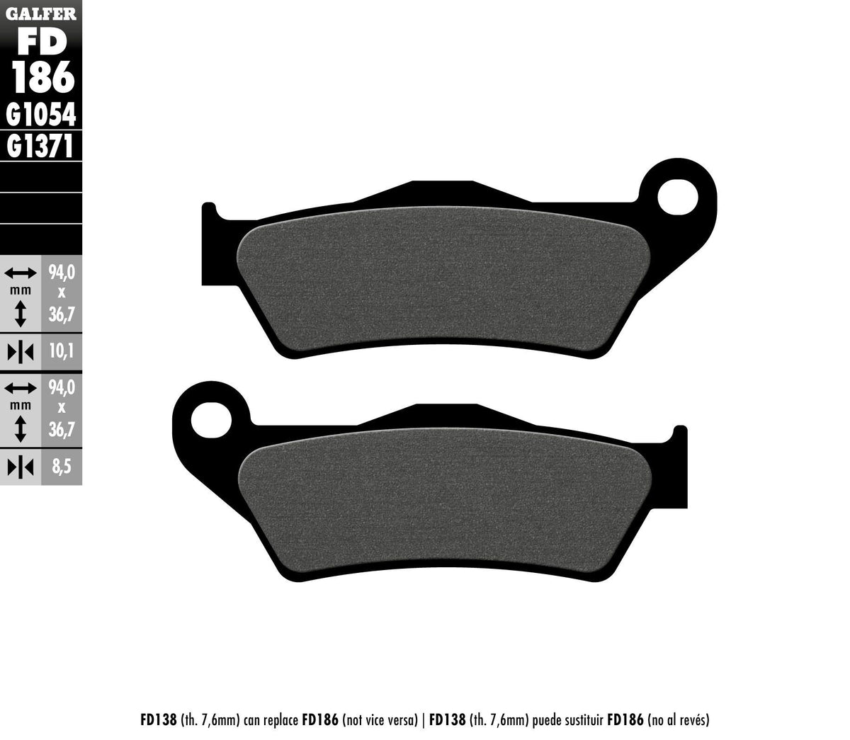 G-Semi-Metallic Brake Pads