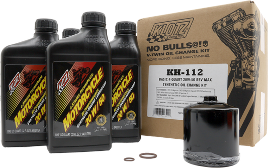 BASIC HD REV MAX 4QT SYNTHETIC OIL CHANGE KIT