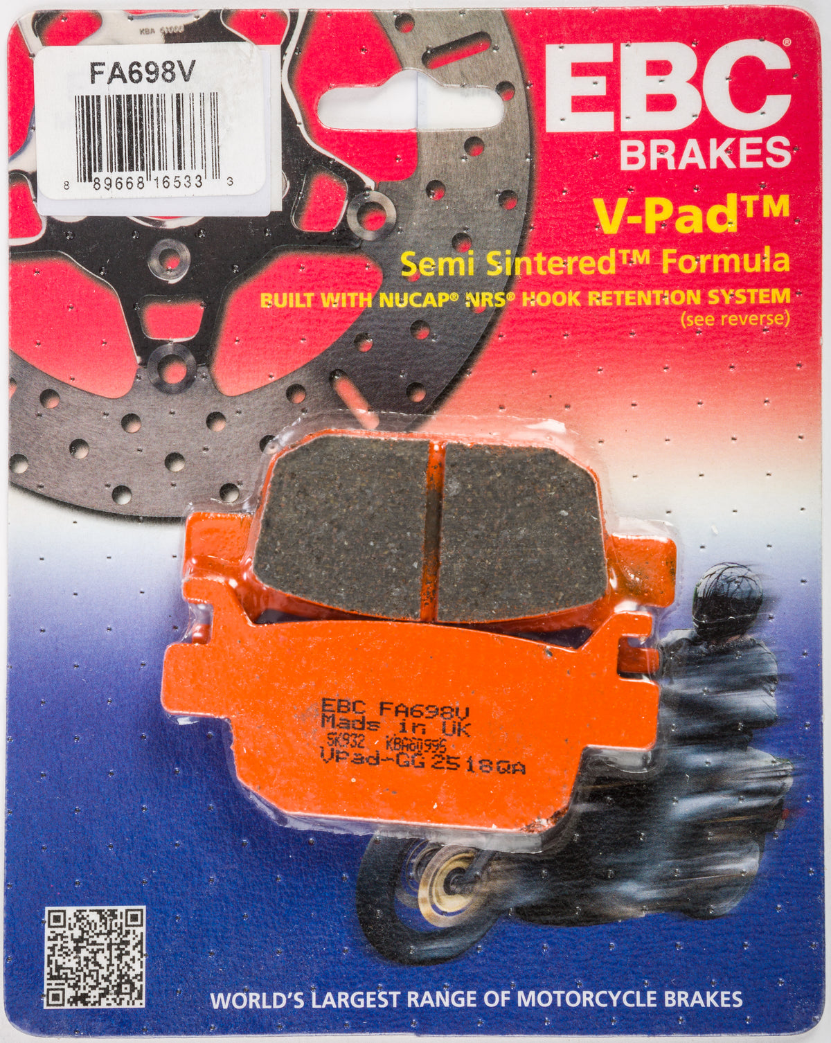 Semi-Sintered Brake Pads