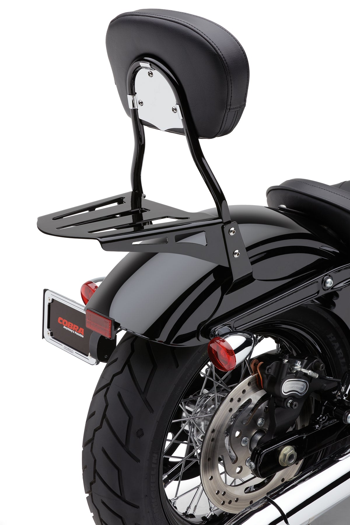 Sissy bar luggage rack