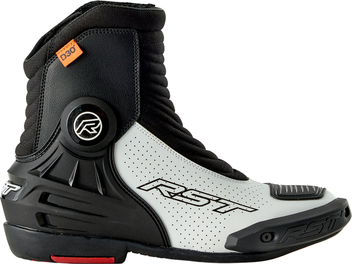 TRACTECH EVO D3O SHORT BOOT BLACK/WHITE 10