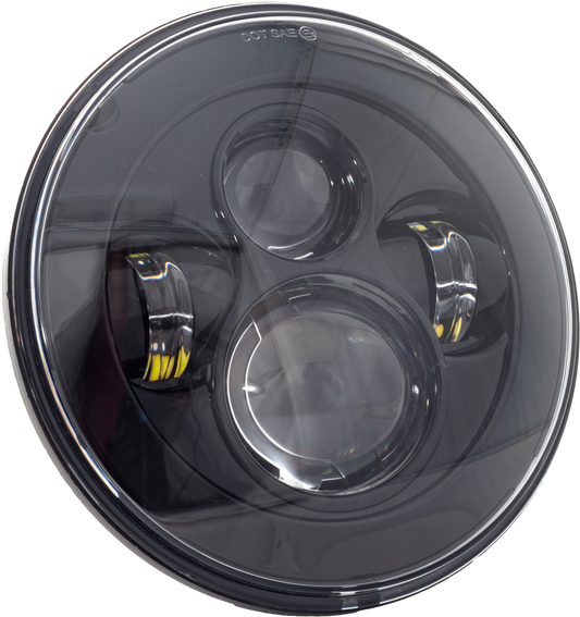 7" Headlight w/ Mount Adapter