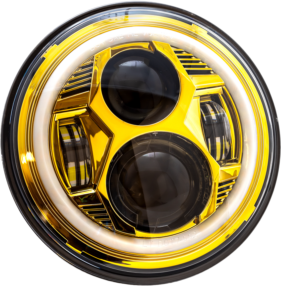 7" LED Headlight w/ Mount Adapter