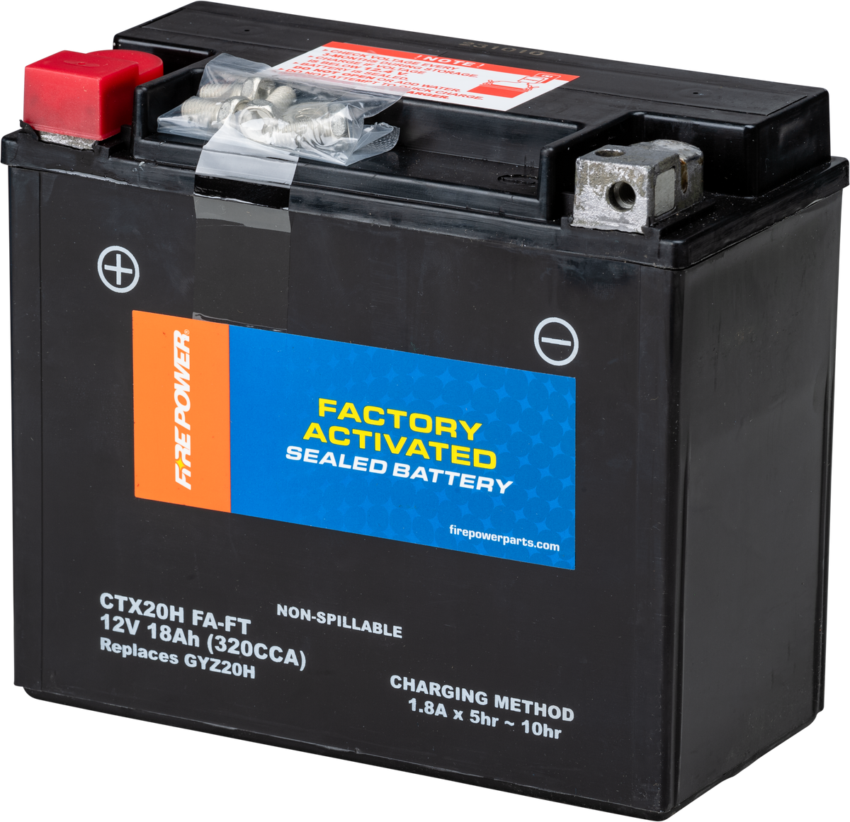 Factory Activated Sealed Battery