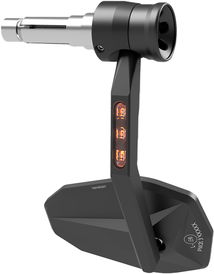 Victory Rim Bar End Mirror w/Turn Signals