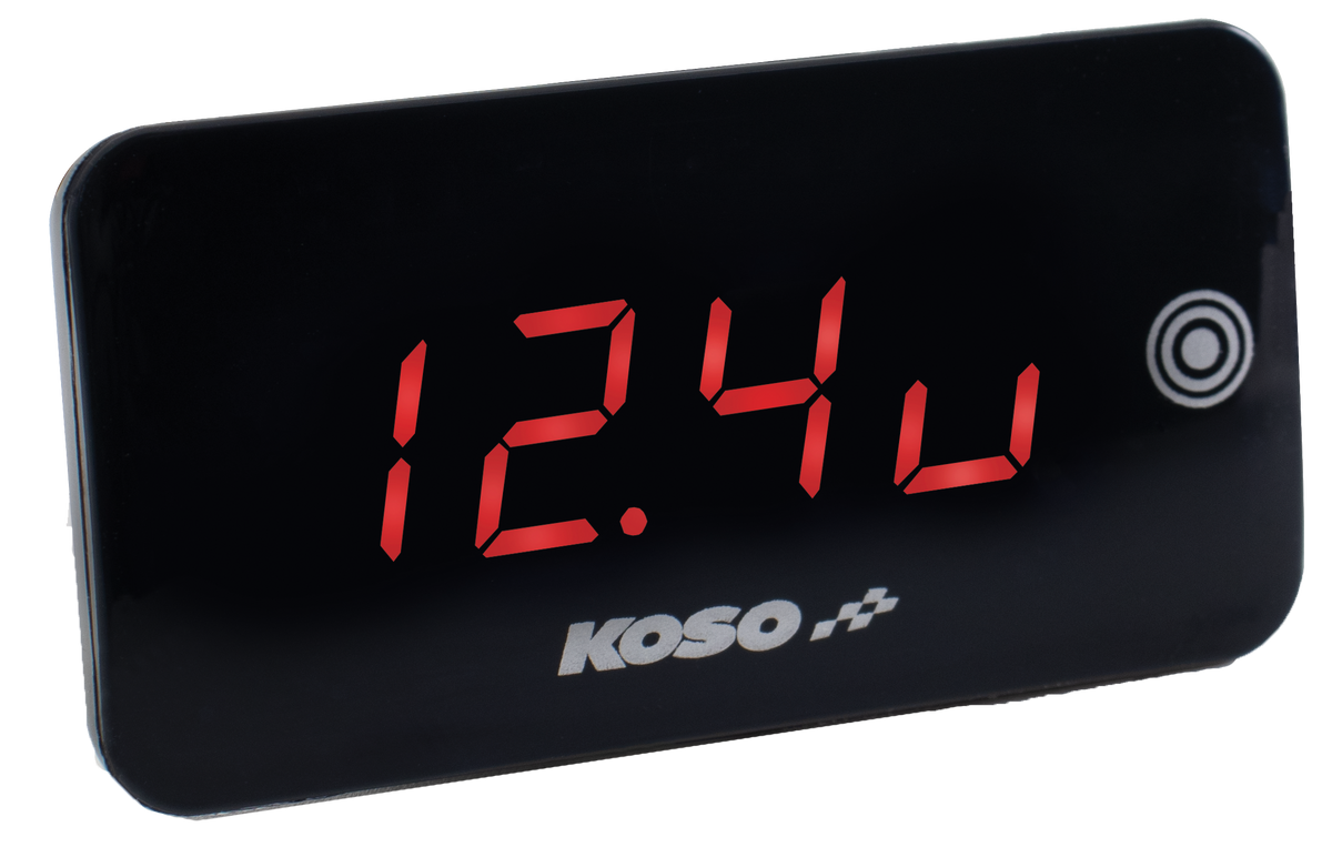 Super Slim Touch Screen Volt & Temp Gauge