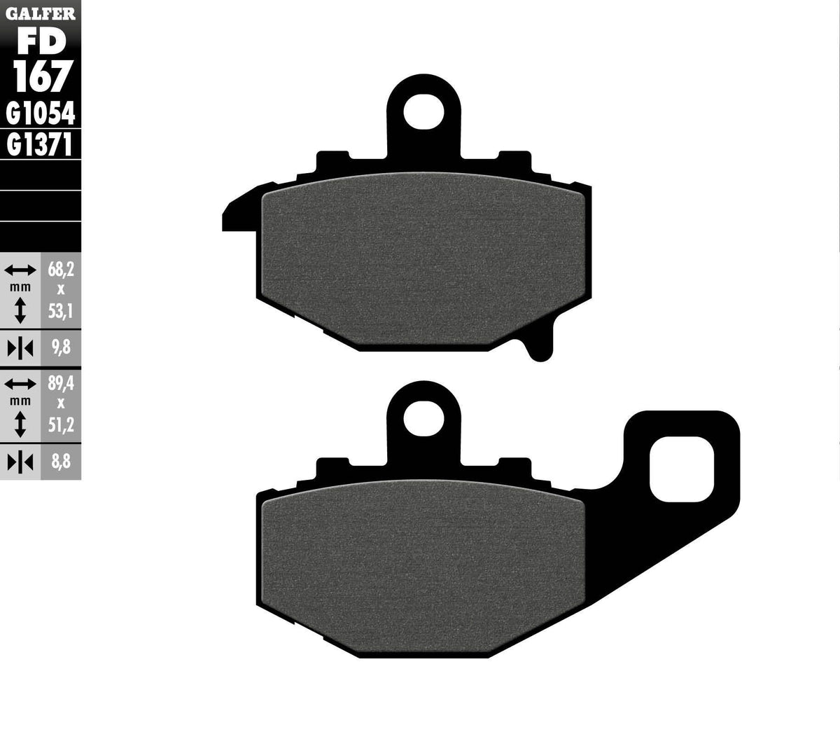 G-Semi-Metallic Brake Pads